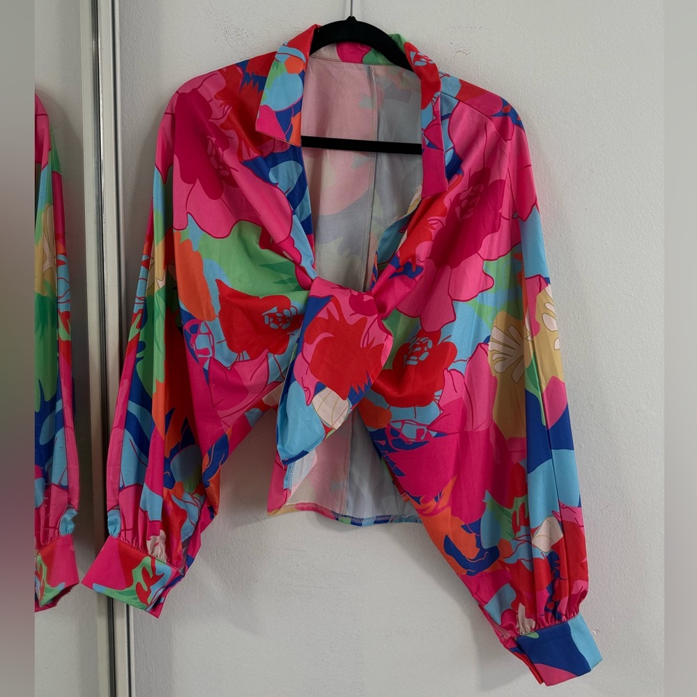 Floral Multicolor Women's Top